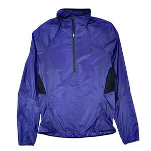 ON Running Zero Jacket - Purple Blue Black Light Technical Windbreaker Jacket